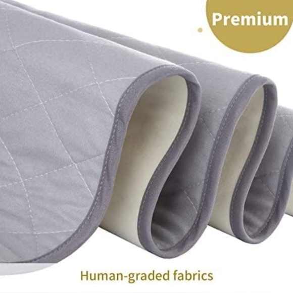 CoolShields Washable Puppy Dog Pee Pad 48" X 65" Extra Large Color  Gray - Picture 5 of 8